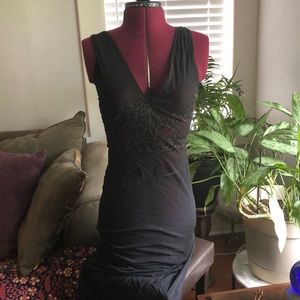 Black Victoria Secret long length lingerie slip!